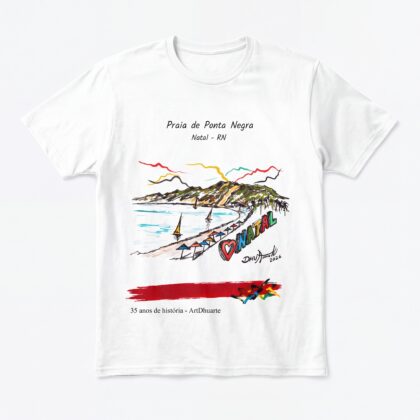 Camiseta — Praia de Ponta Negra — Natal/RN