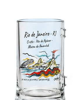 Caneca de Chopp — Rio de Janeiro — Cristo, Pão de Açúcar e Museu do Amanhã/RJ